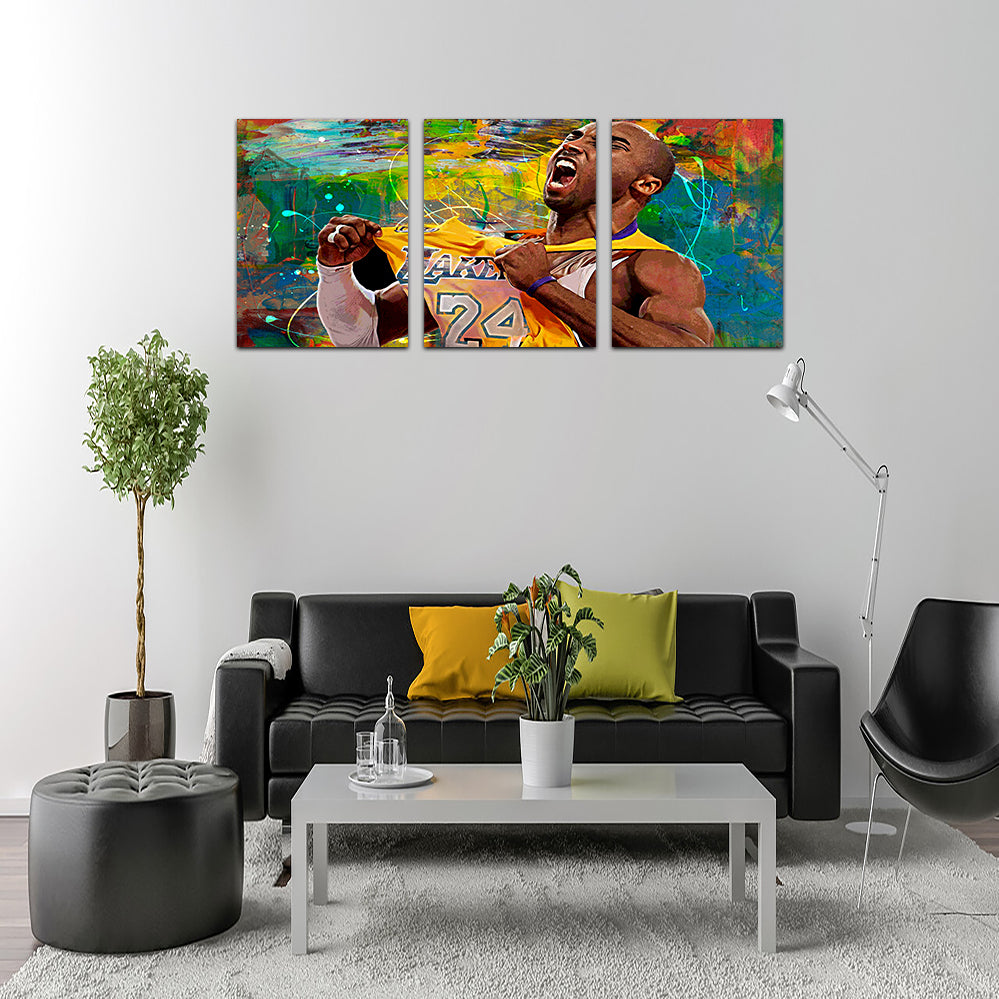 The Black Mamba Yellow Blend Wall Art