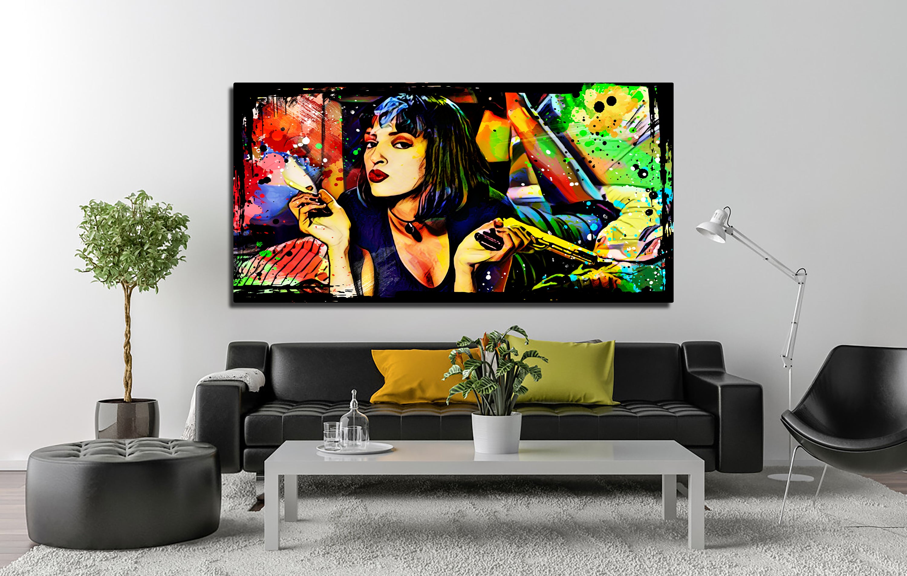 Abstract Pulp Fiction Panoramic