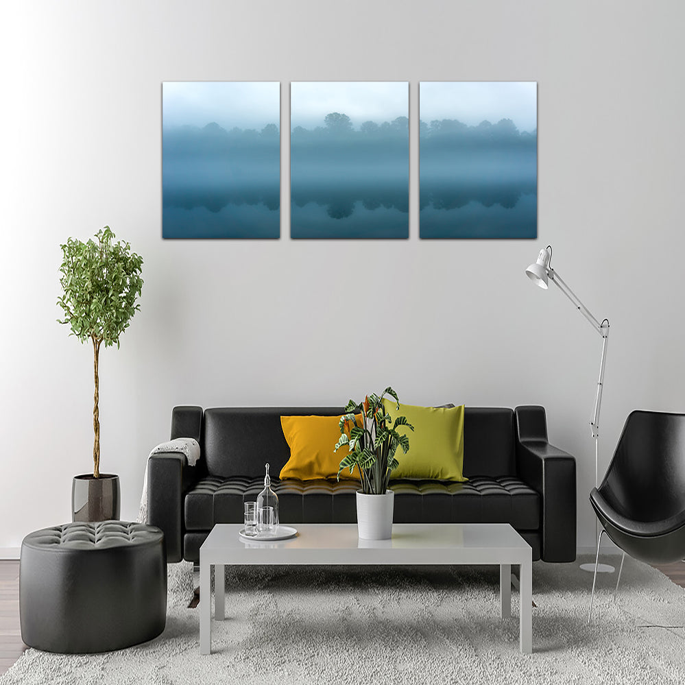 Foggy Tennessee Morning on the River Wall Art