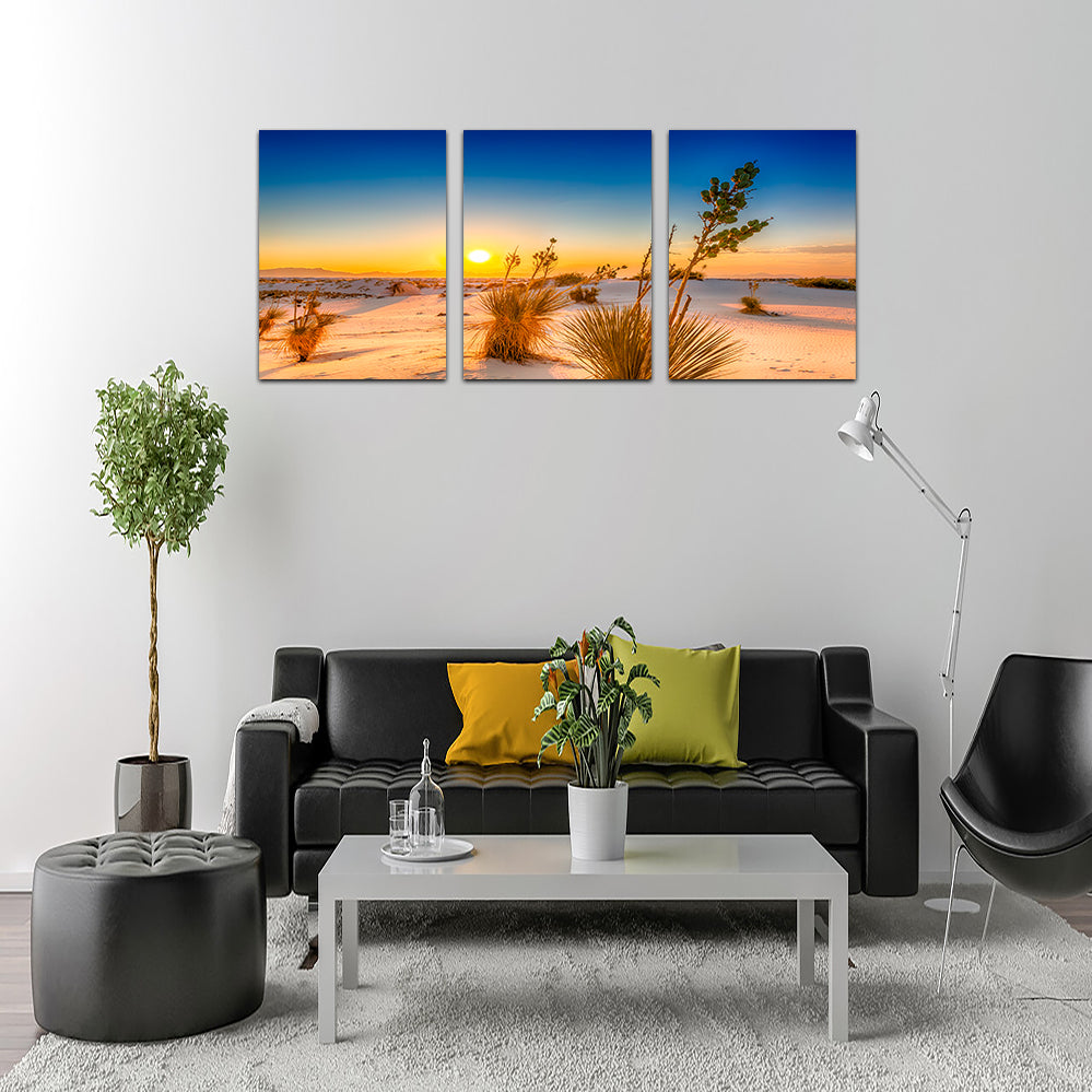 White Sands Sunset Wall Art