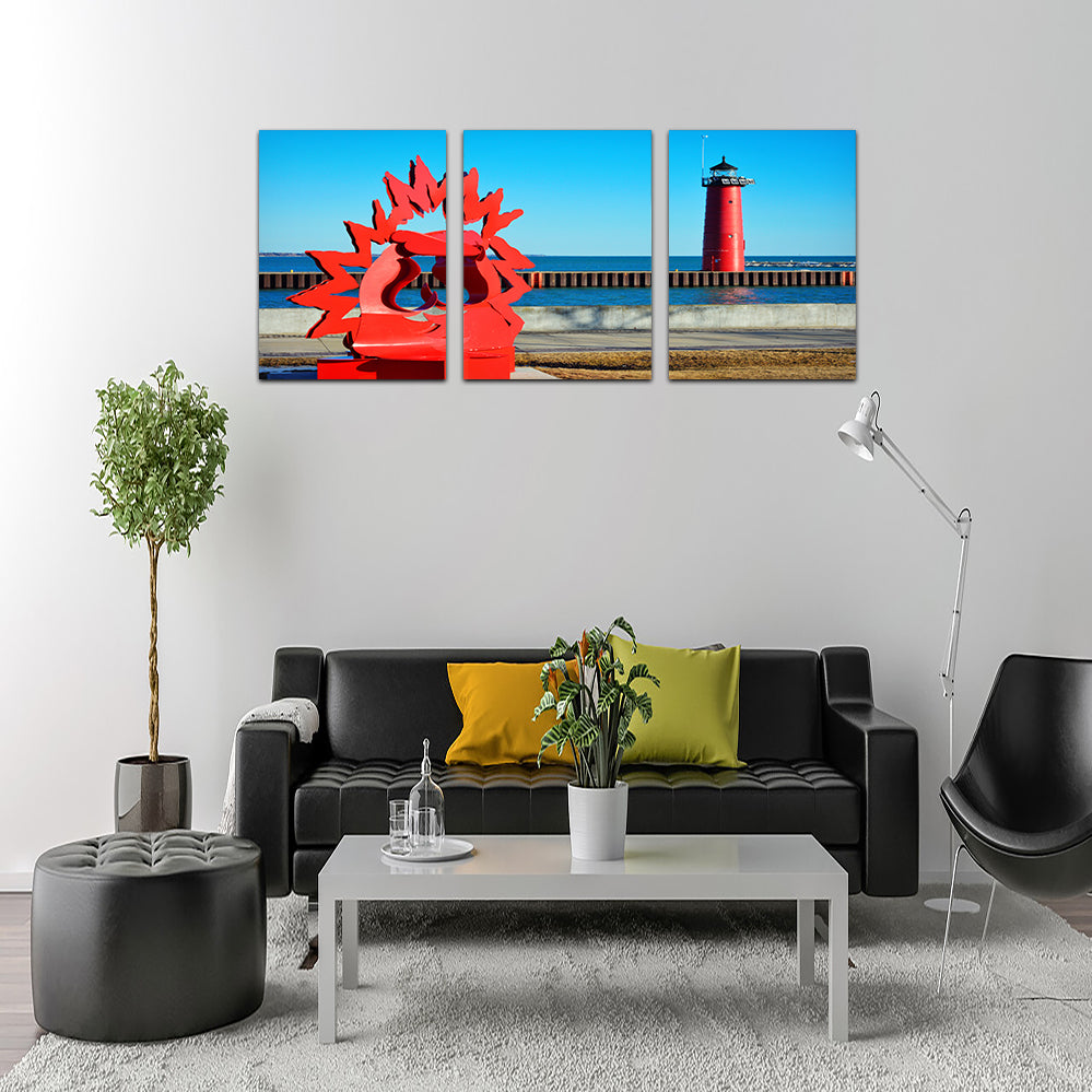 North Pier Lighthouse Wall Art