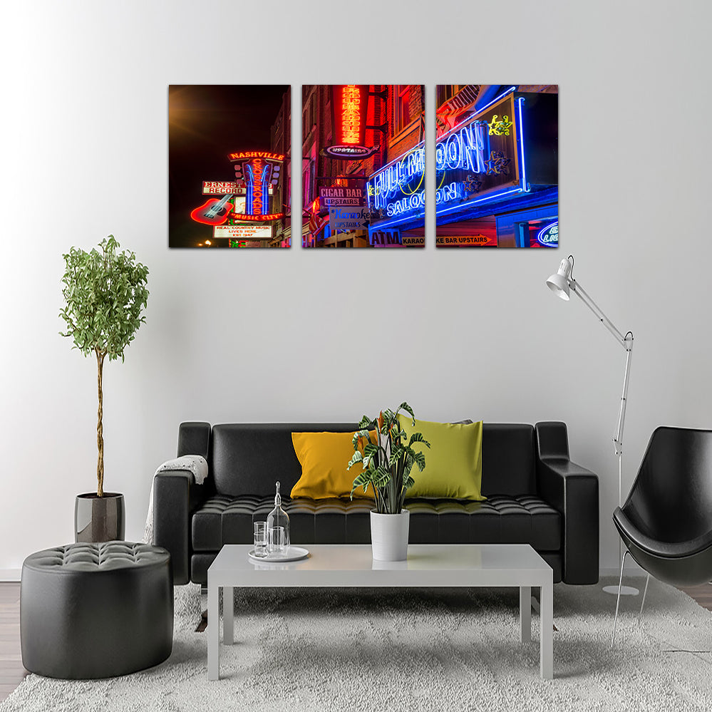 Nashville Music Row Wall Art