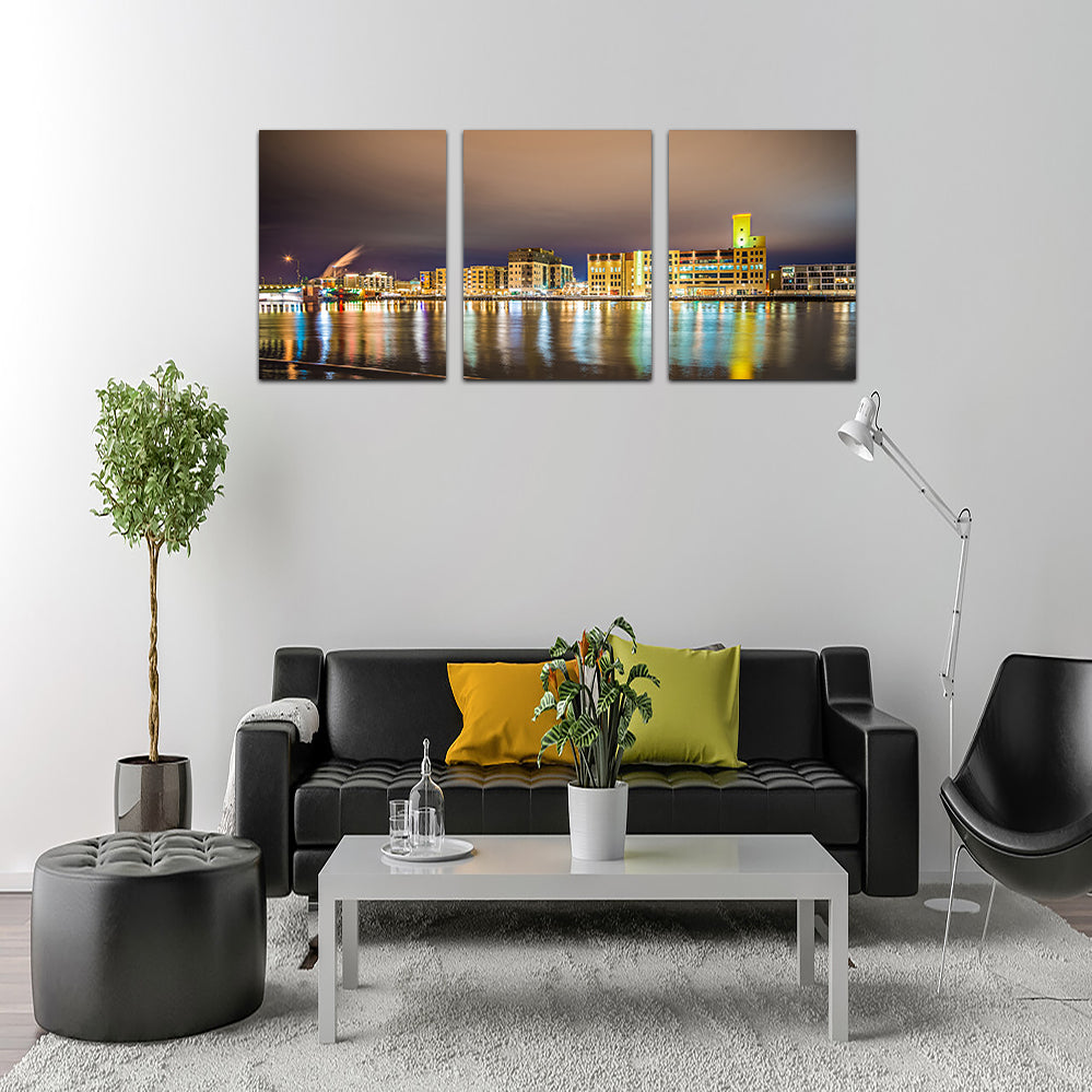 Green Bay City Skyline Wall Art