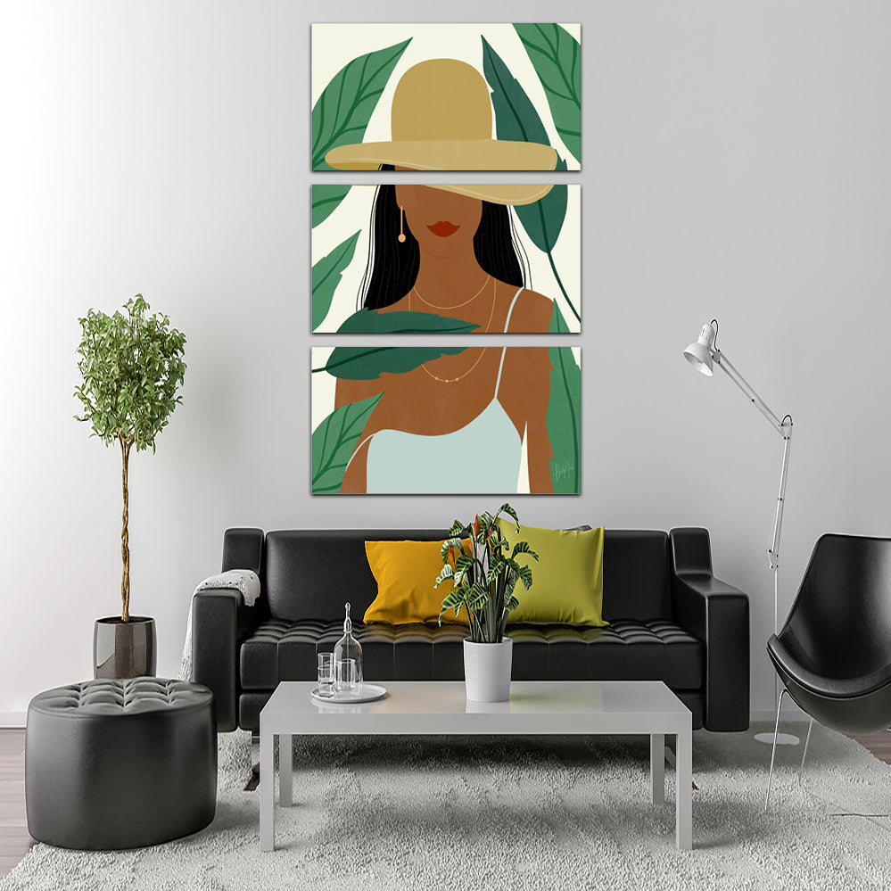 Tropical Girl Wall Art