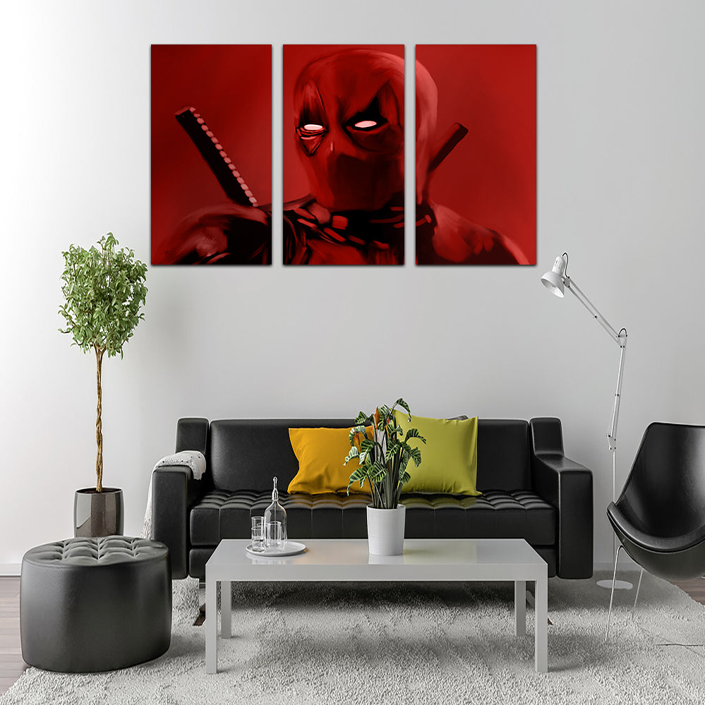 Dead In Red Wall Art