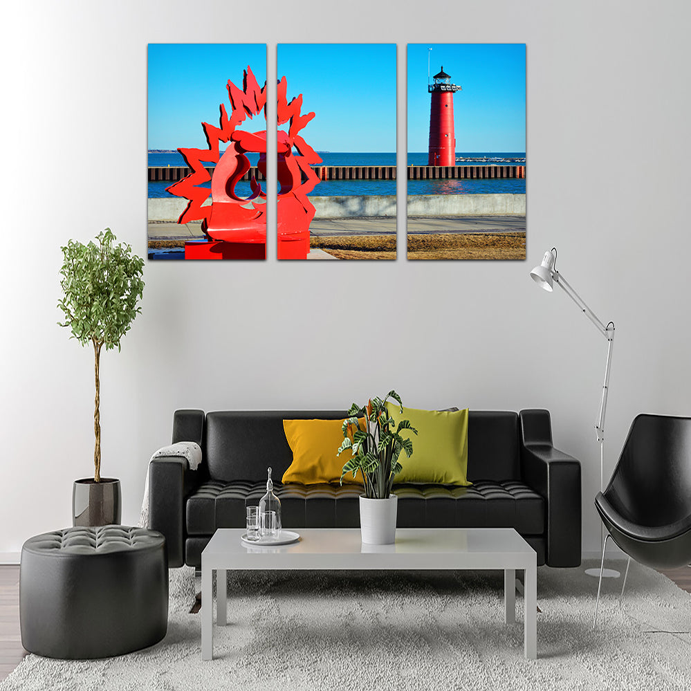 North Pier Lighthouse Wall Art