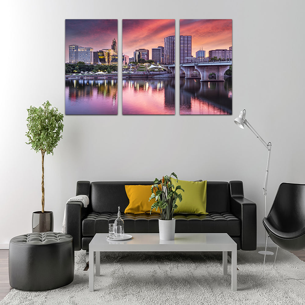Hartford Skyline Wall Art