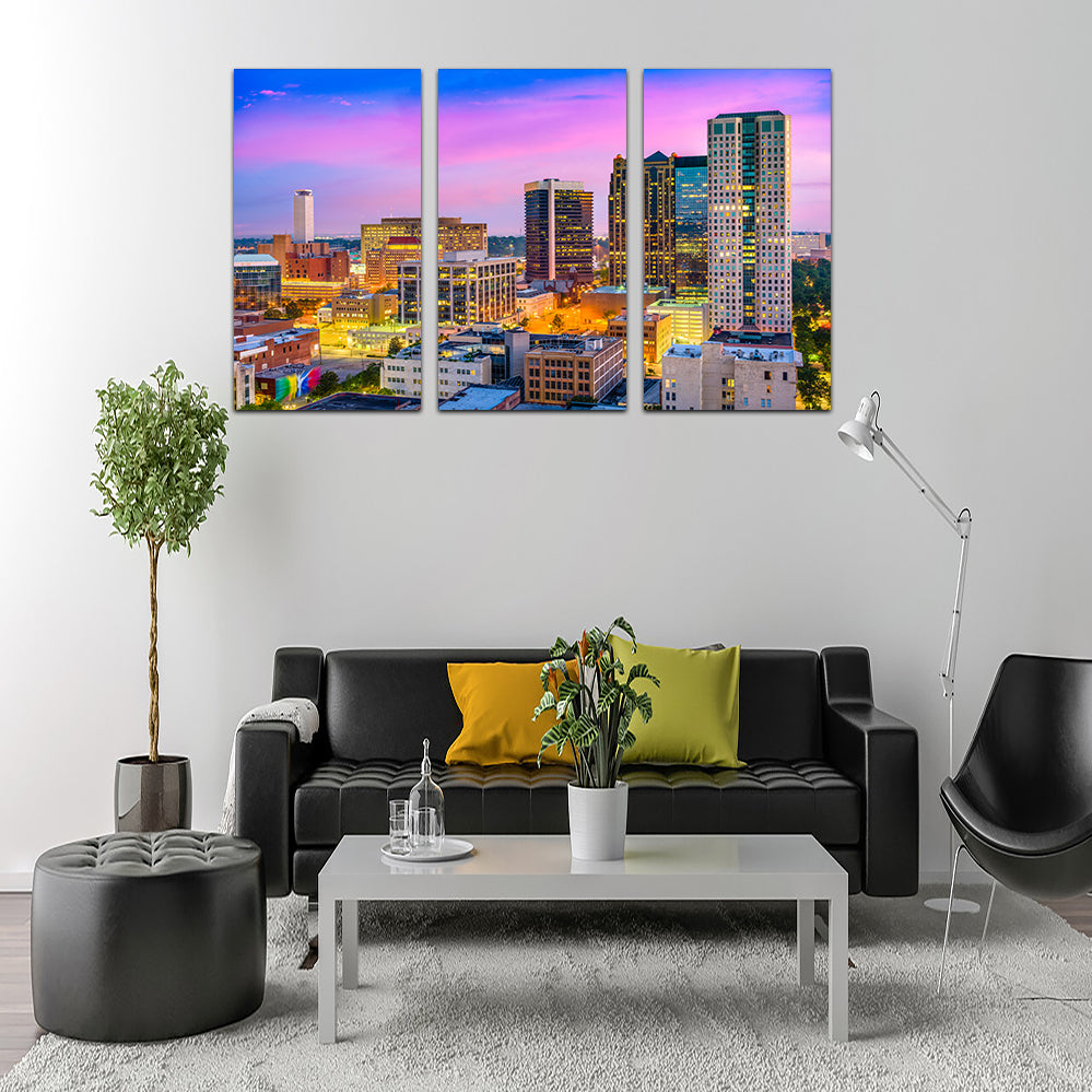 Birmingham Skyline Wall Art