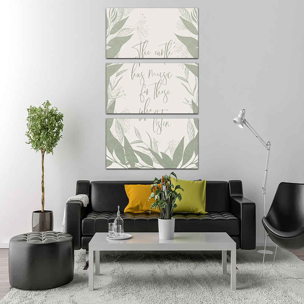 The Earth Has Music for Those Who Listen Wall Art
