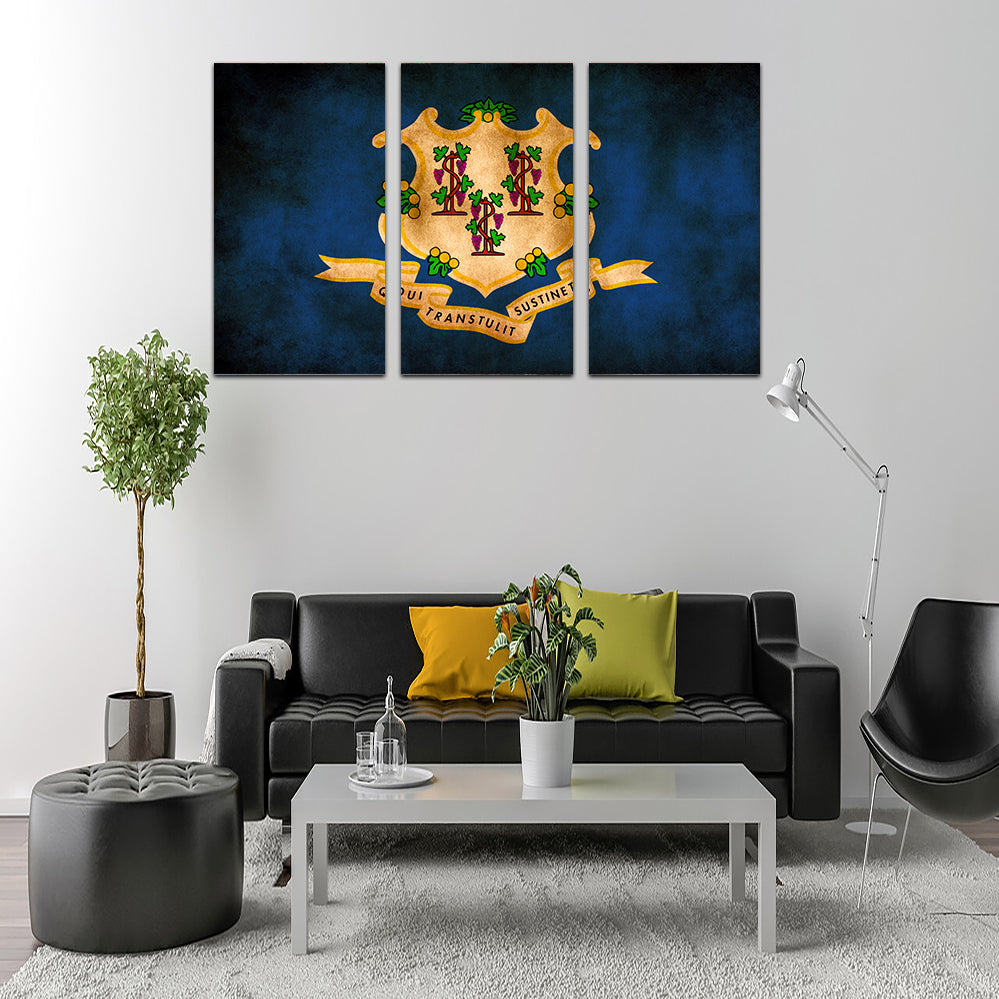 Connecticut State Flag Wall Art