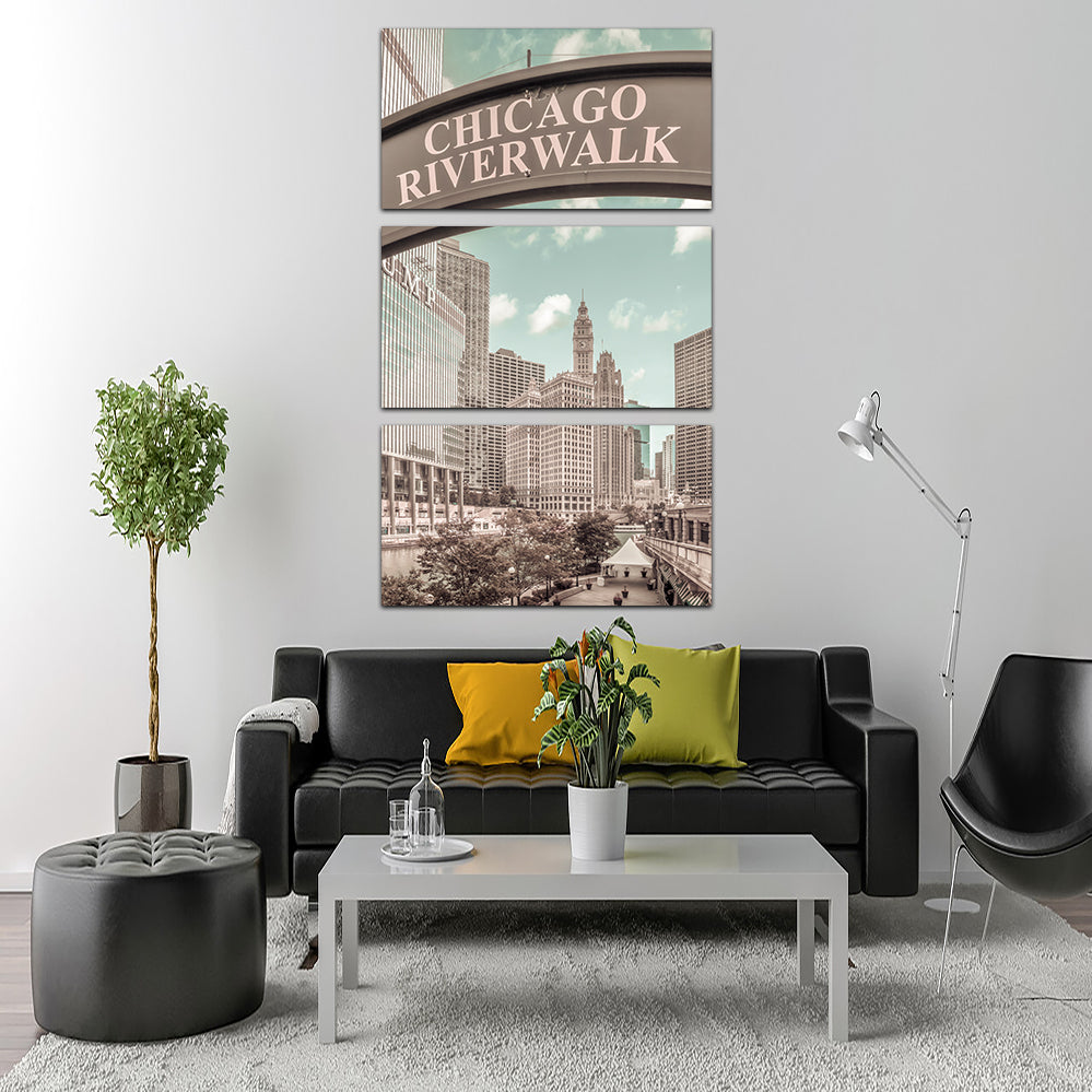 Chicago Riverwalk Wall Art