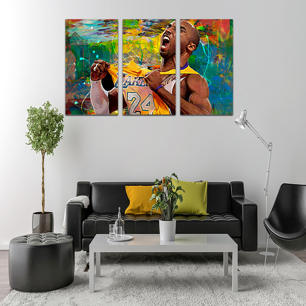 The Black Mamba Yellow Blend Wall Art