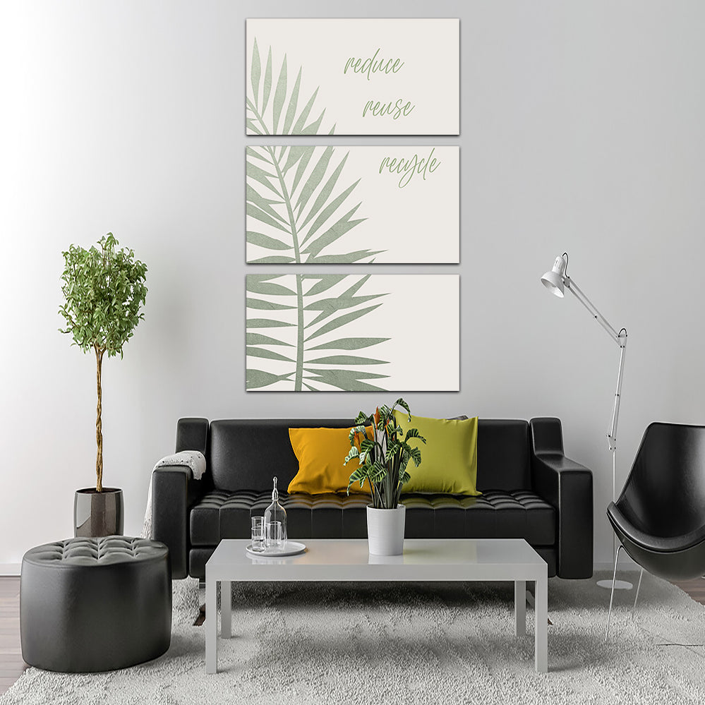 Reduce - Reuse - Recycle Wall Art