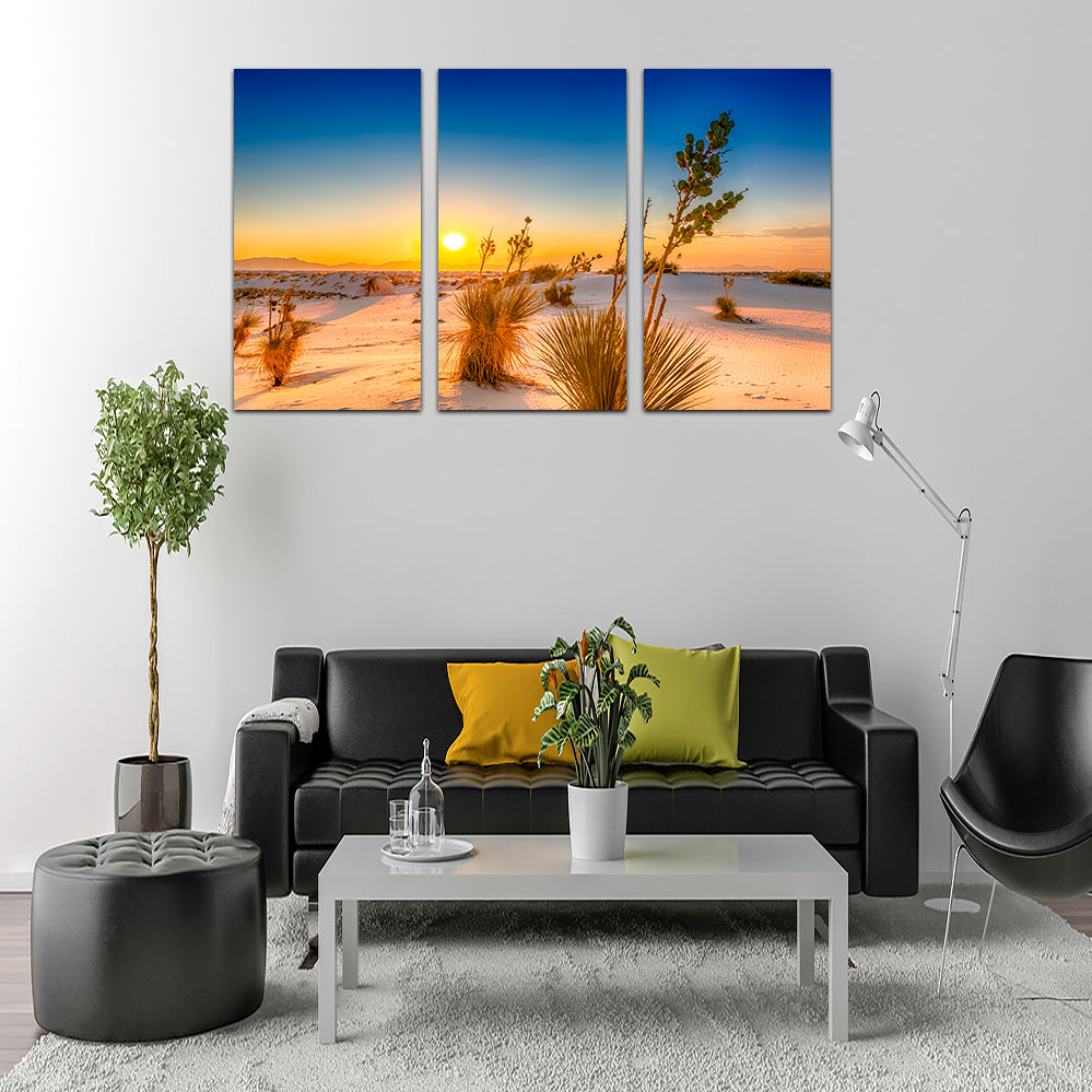 White Sands Sunset Wall Art