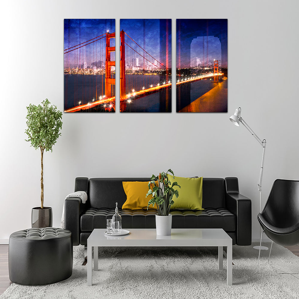 City Art Golden Gate Bridge Composing