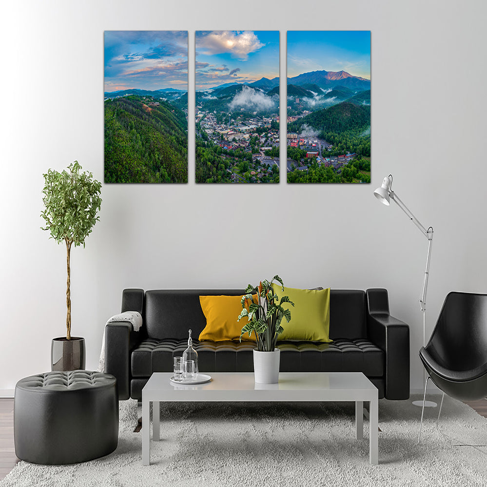Gatlinburg Aerial Wall Art