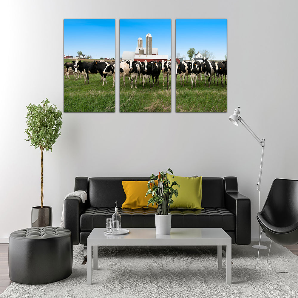 Wisconsin Dairy Cows Wall Art