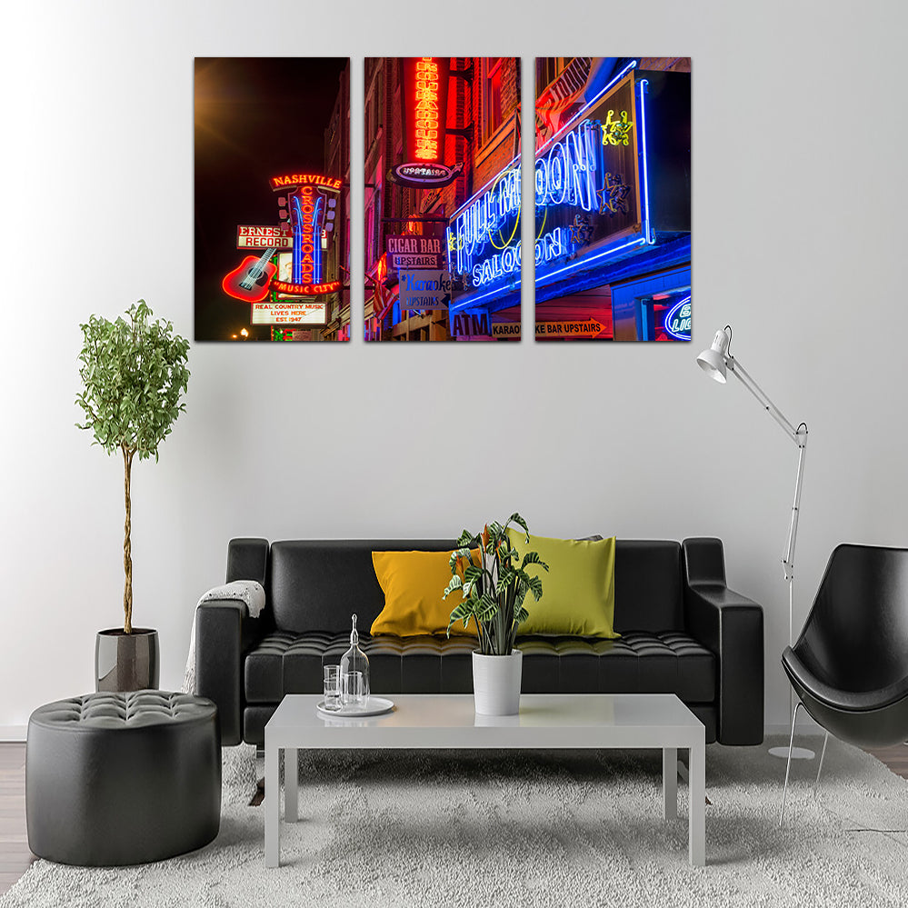Nashville Music Row Wall Art