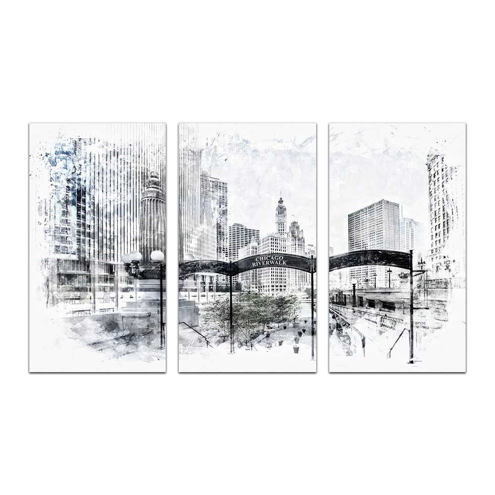 City Art CHICAGO Downtown Wall Art