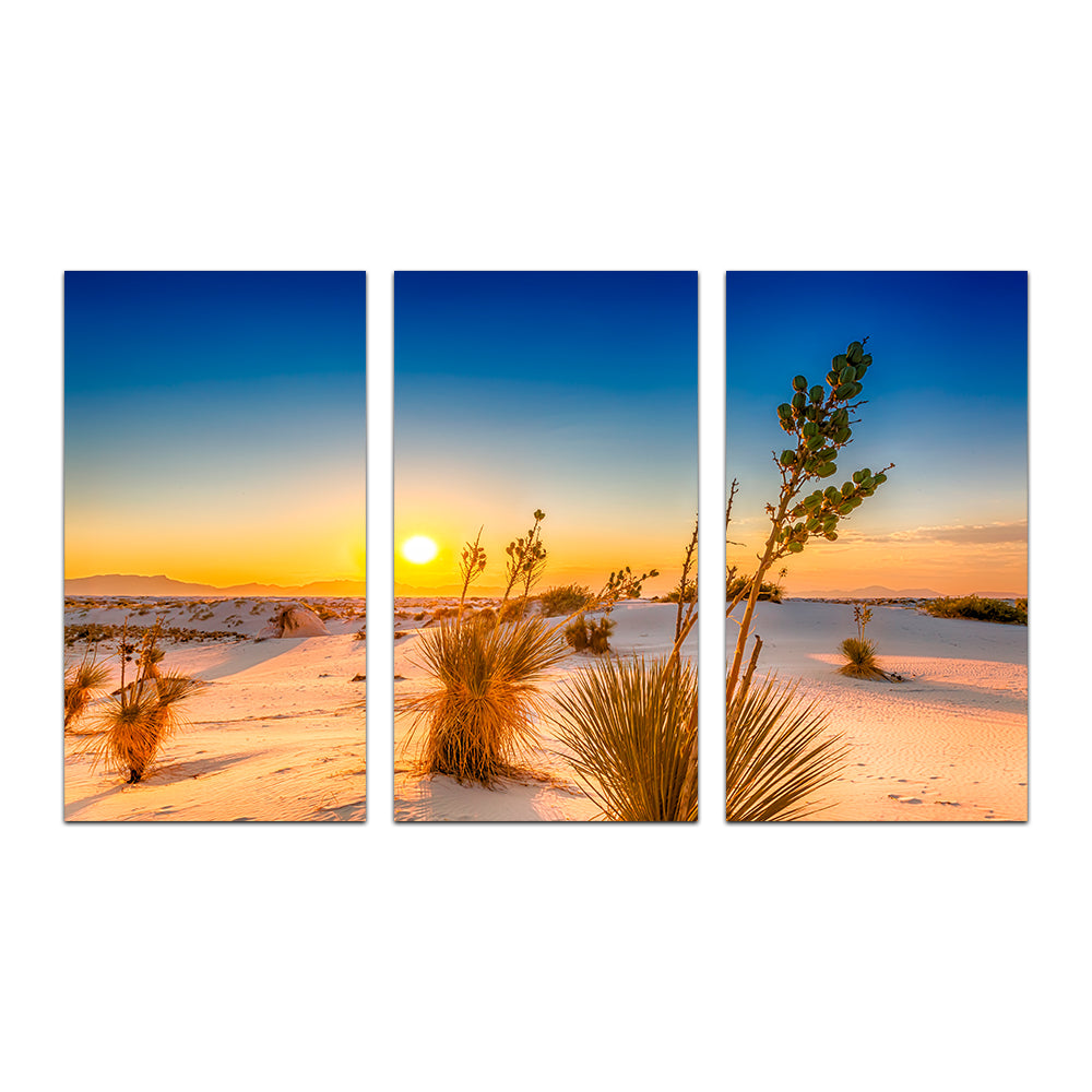 White Sands Sunset Wall Art