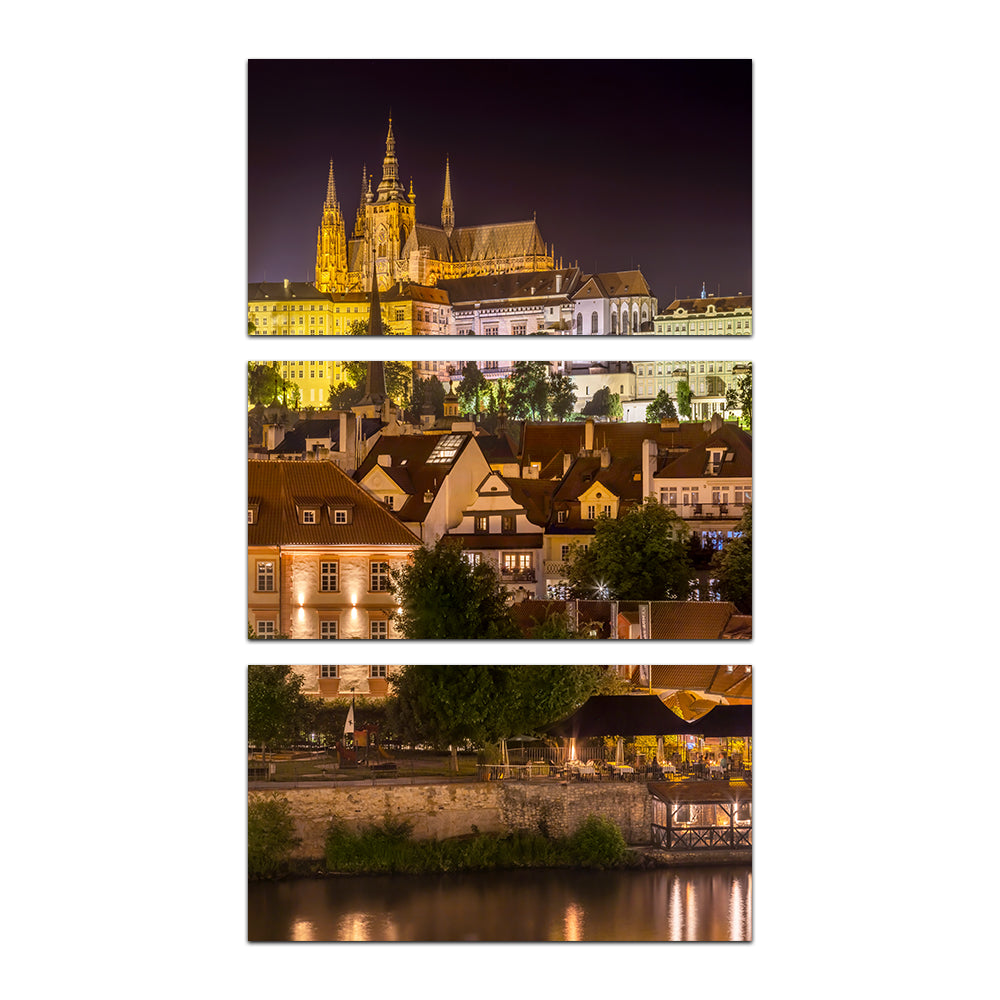 Prague Castle and St. Vitus Cathedral by Night