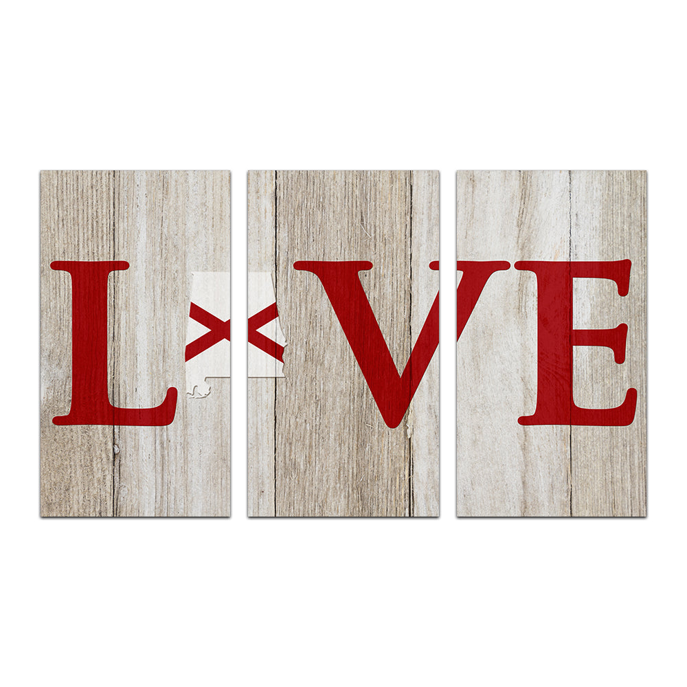 Love Alabama Wall Art