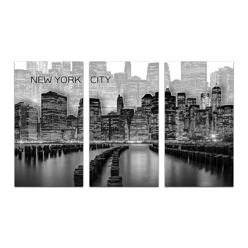 Manhattan Skyline Graphic Art Wall Art