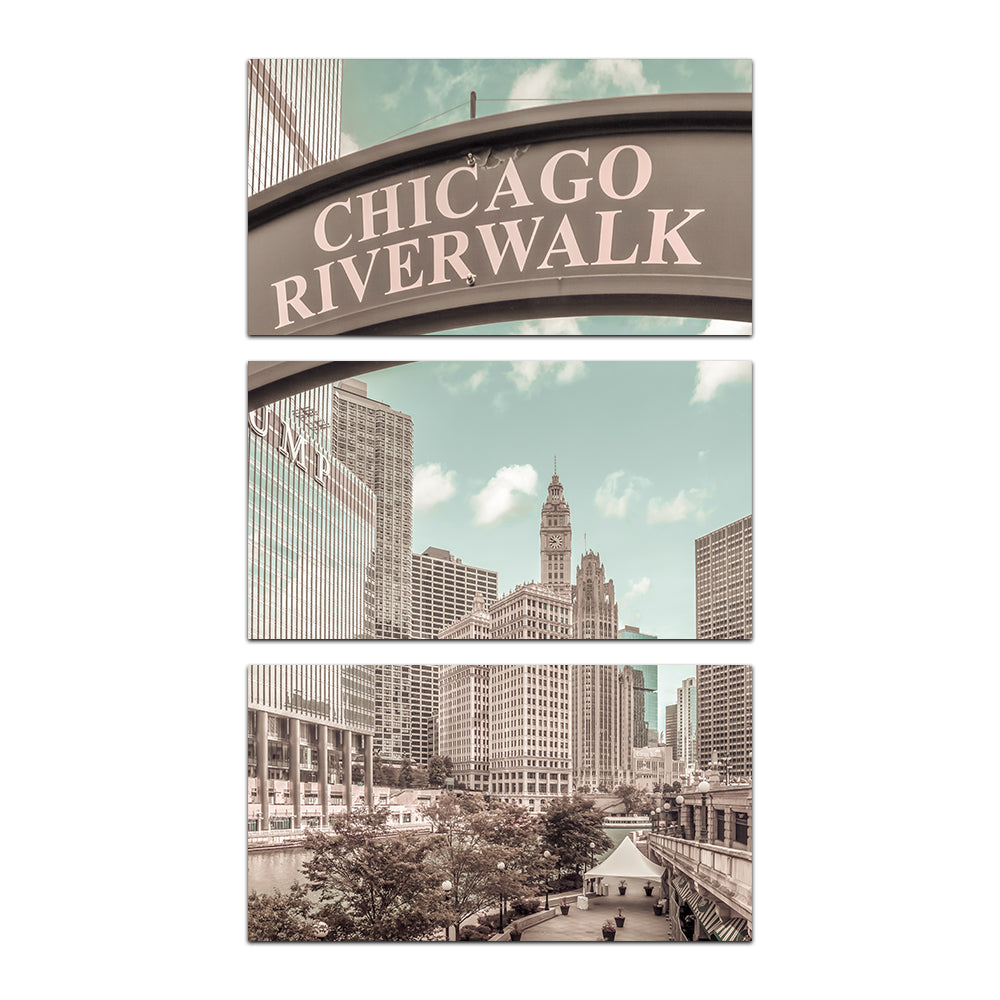 Chicago Riverwalk Wall Art