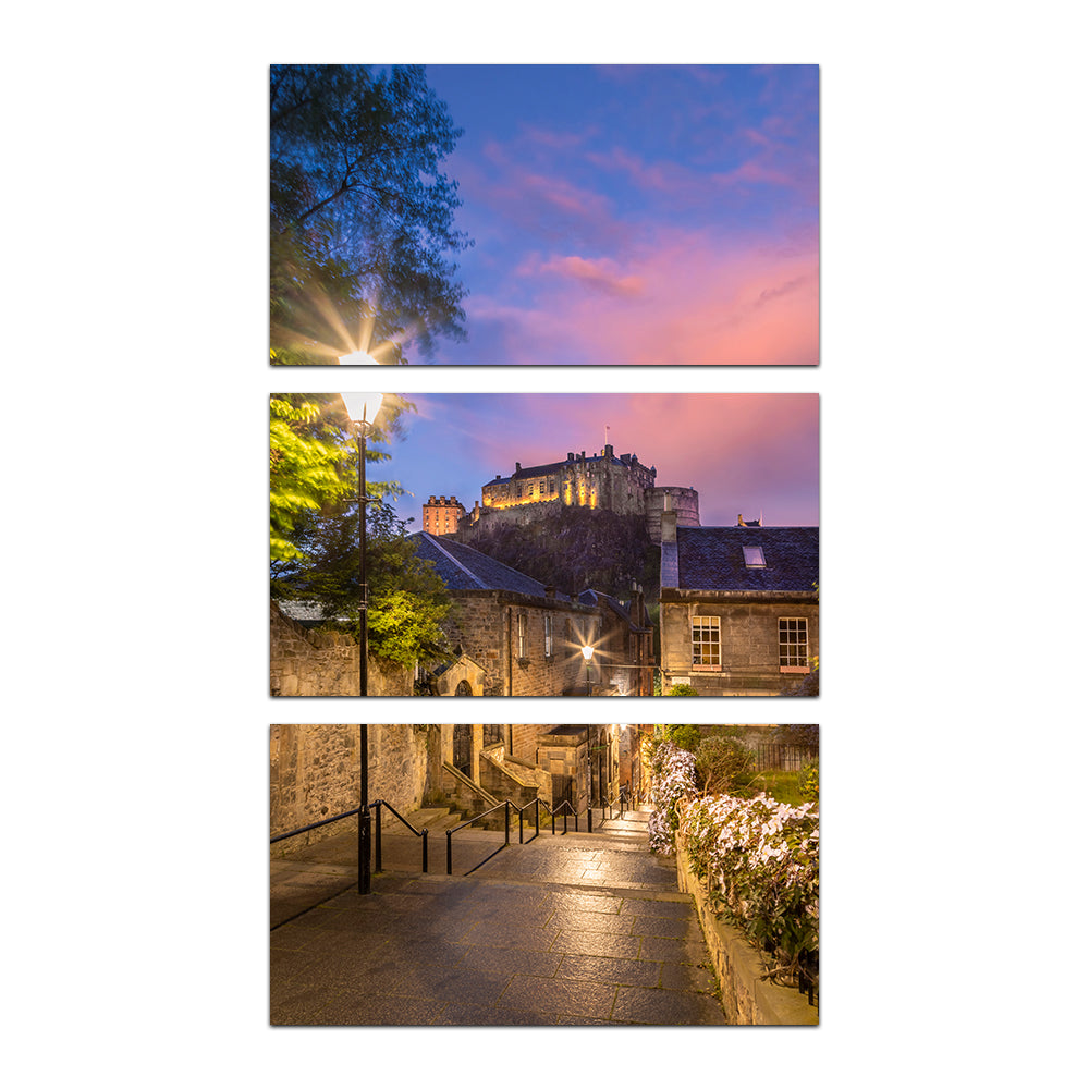 Edinburgh Castle Sunset Wall Art