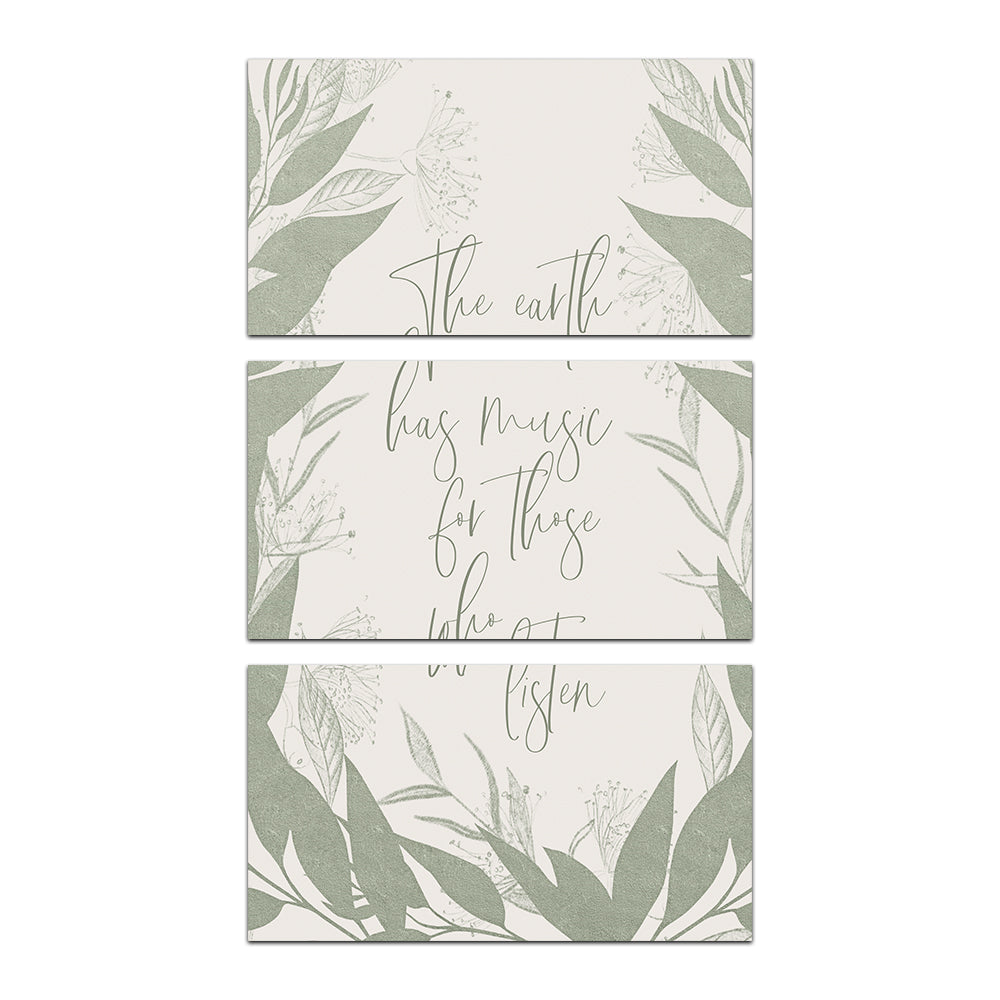 The Earth Has Music for Those Who Listen Wall Art