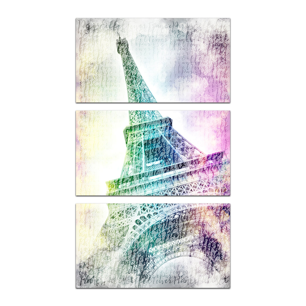 Paris Watercolor Eiffel Tower