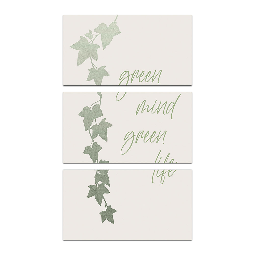 Green Mind - Green Life Wall Art