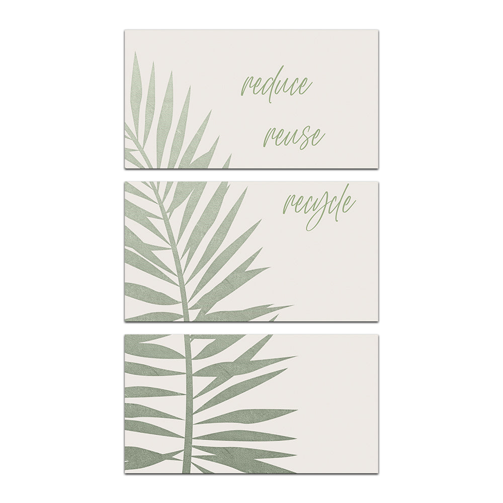 Reduce - Reuse - Recycle Wall Art