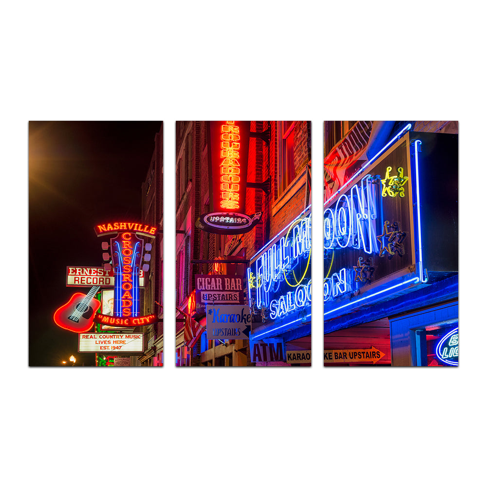 Nashville Music Row Wall Art