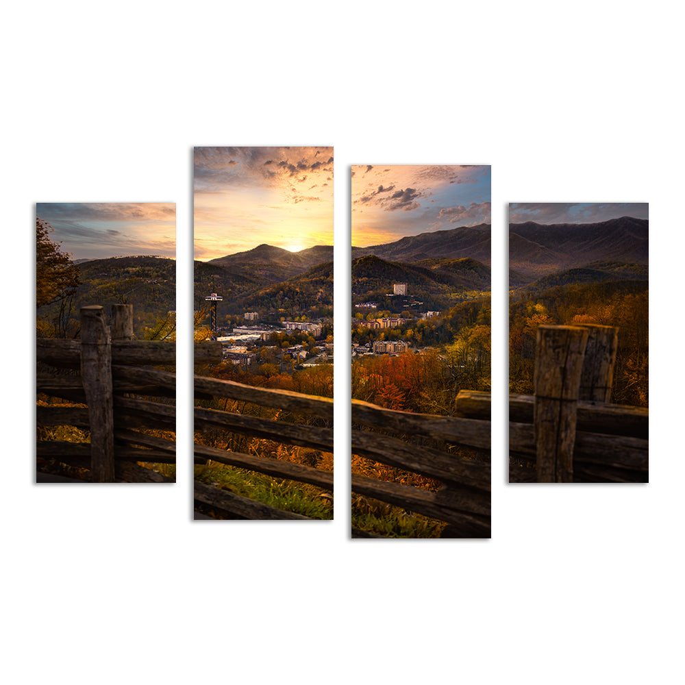 Gatlinburg Sunset Wall Art
