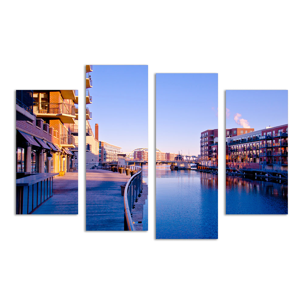 Milwaukee Third Ward Riverwalk Wall Art