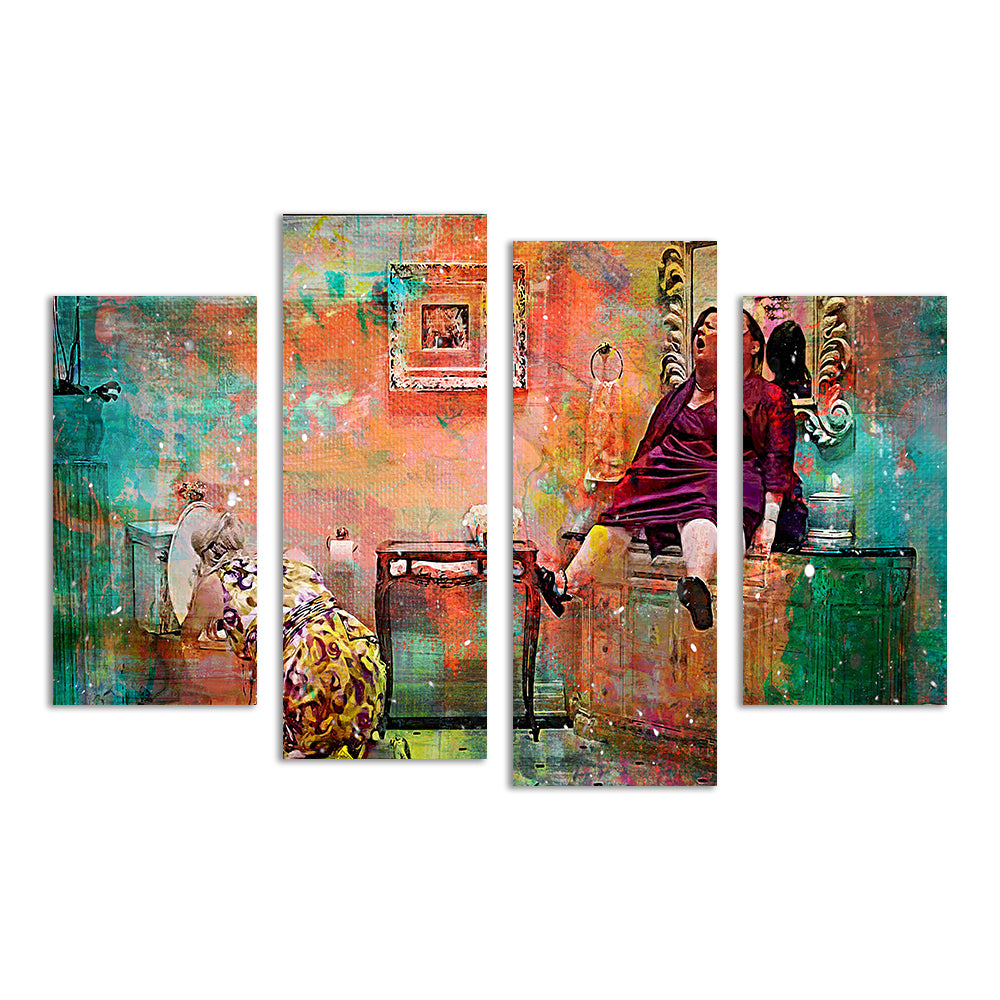 Bridesmaids Get Sick Wall Art