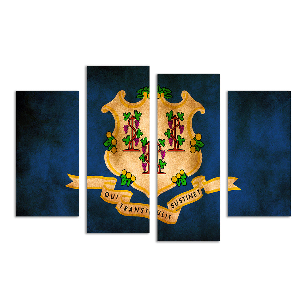 Connecticut State Flag Wall Art