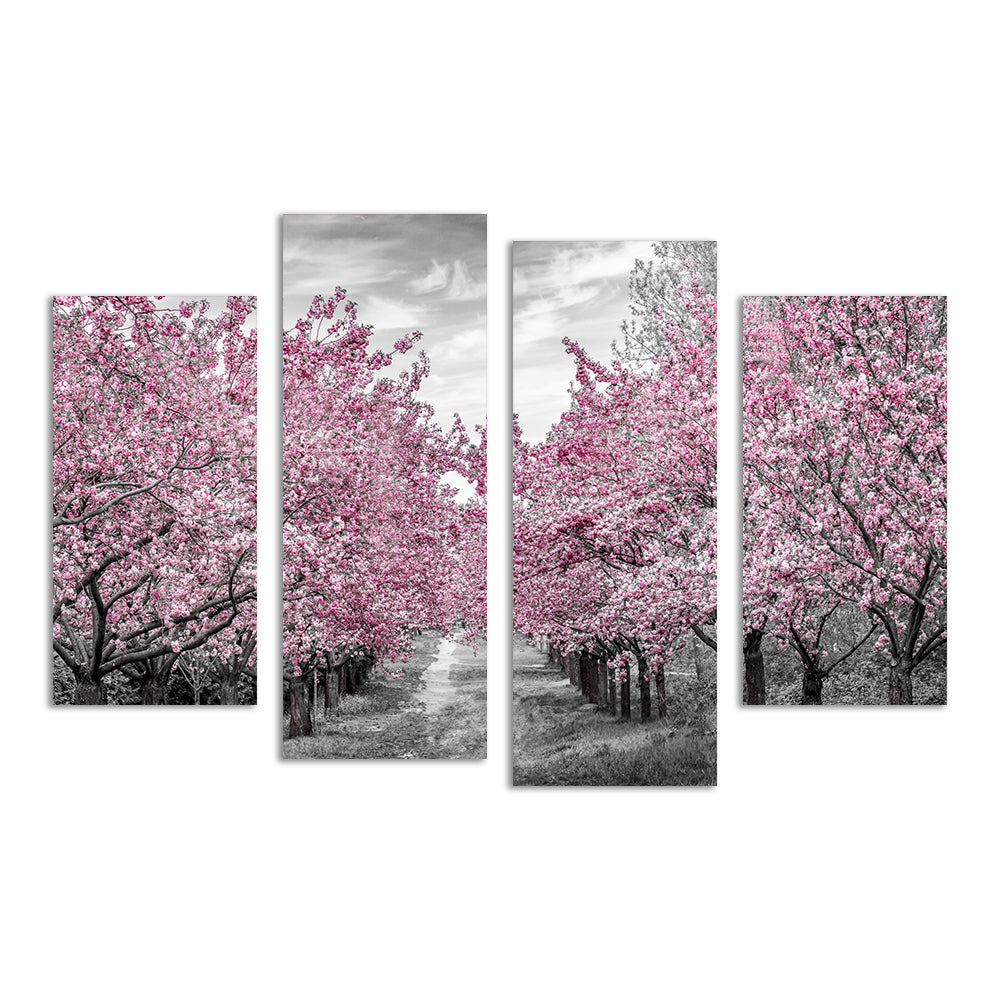Charming Cherry Blossom Alley Wall Art