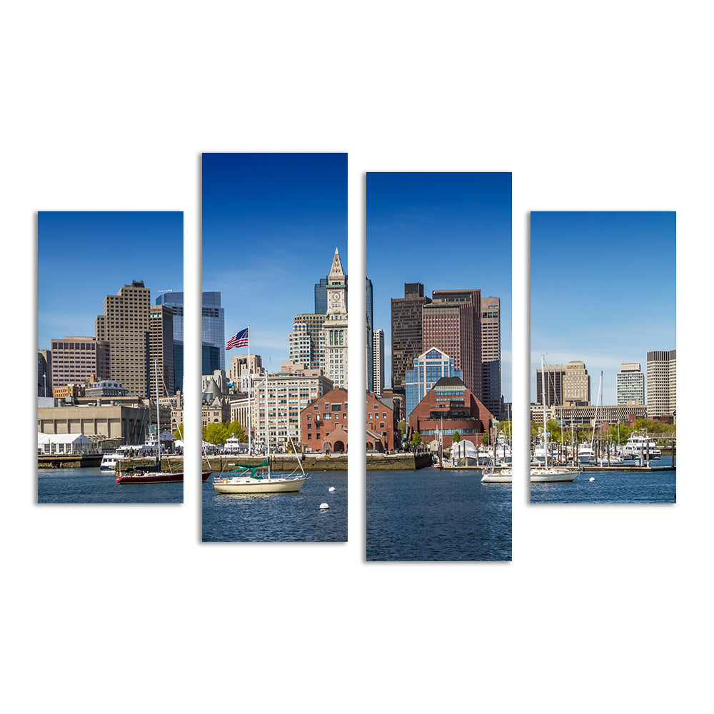 Boston Skyline North End & Financial District