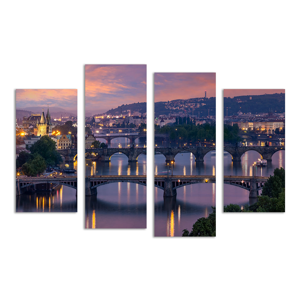 Vltava Bridges in Prague