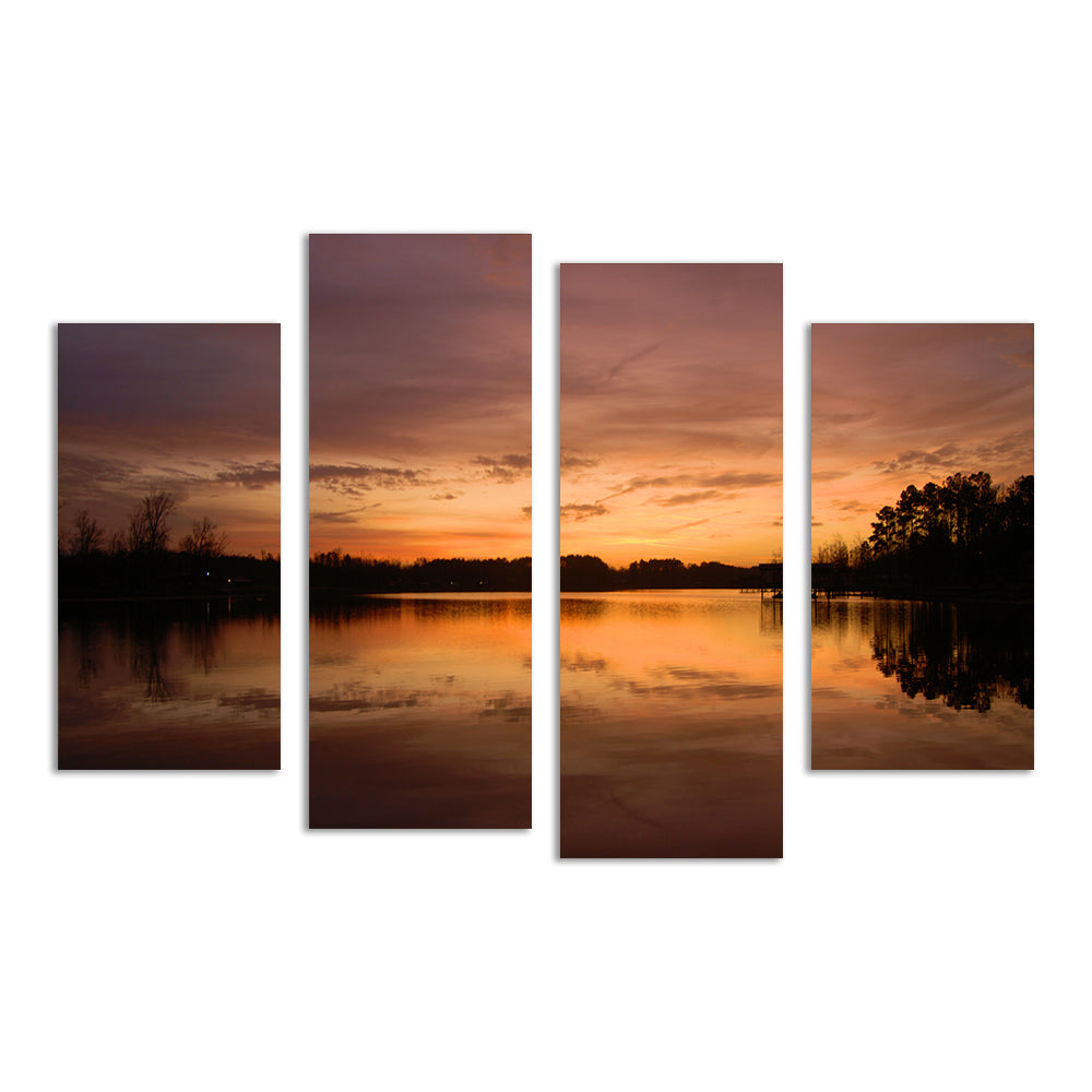 Lake Weiss Sunrise Wall Art