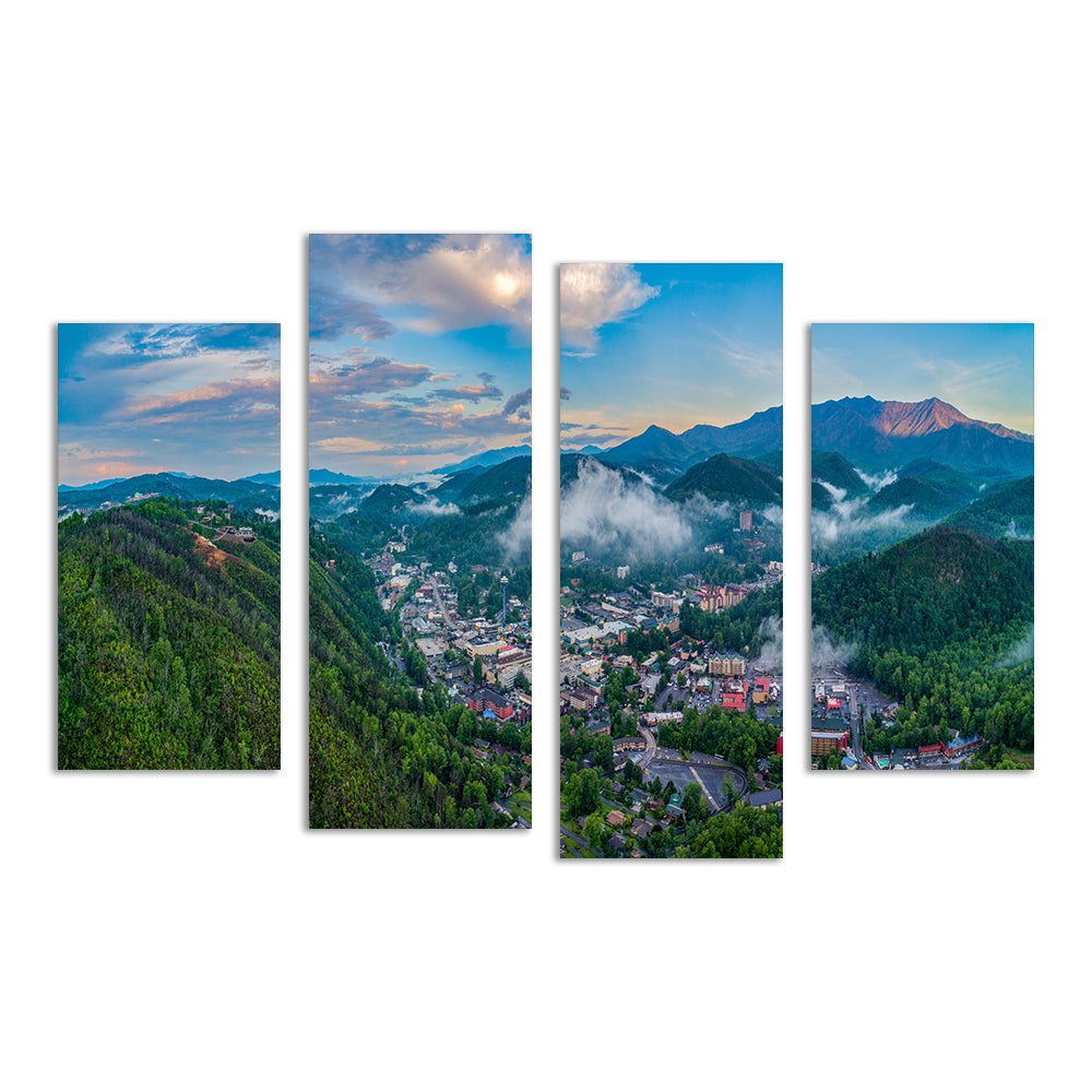 Gatlinburg Aerial Wall Art