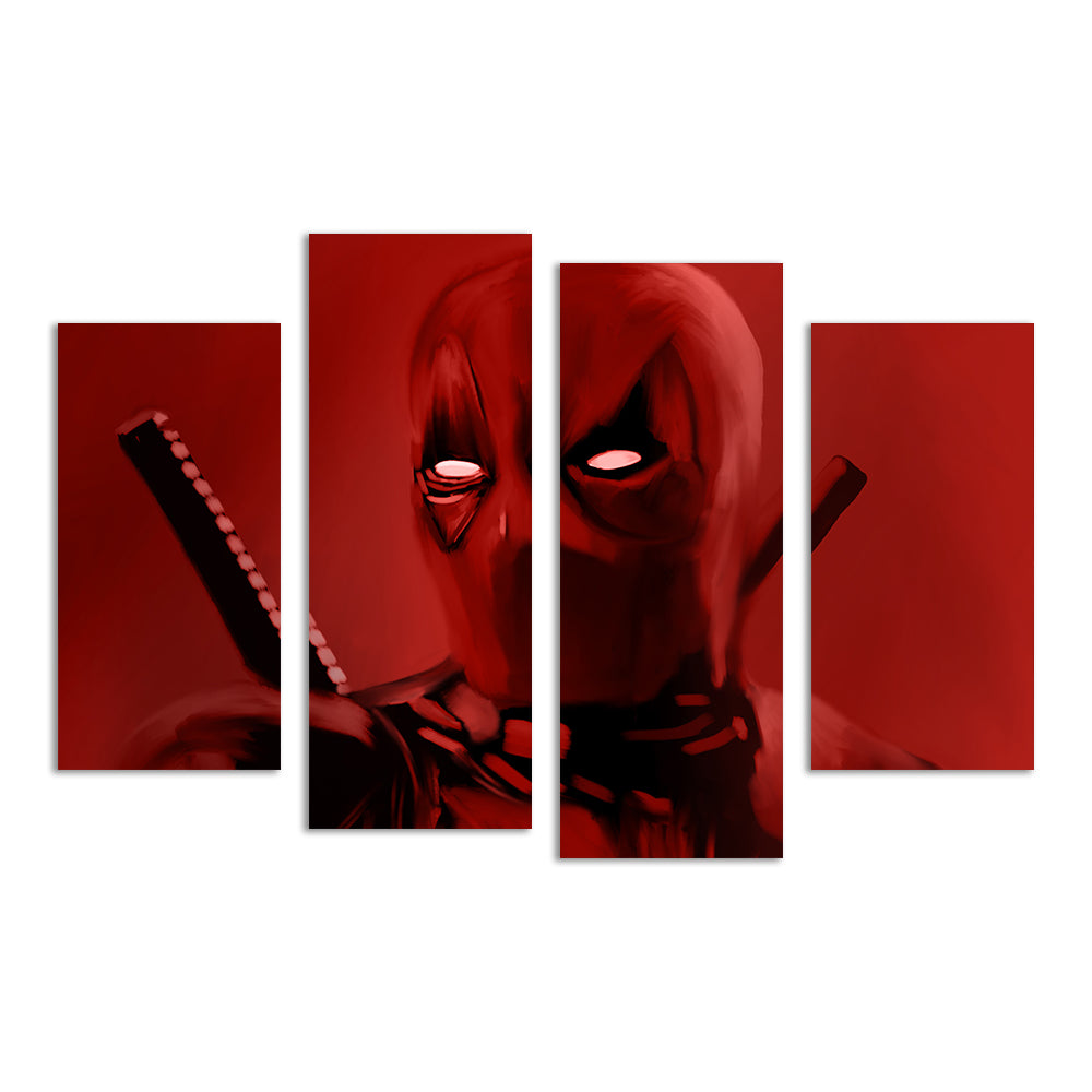 Dead In Red Wall Art