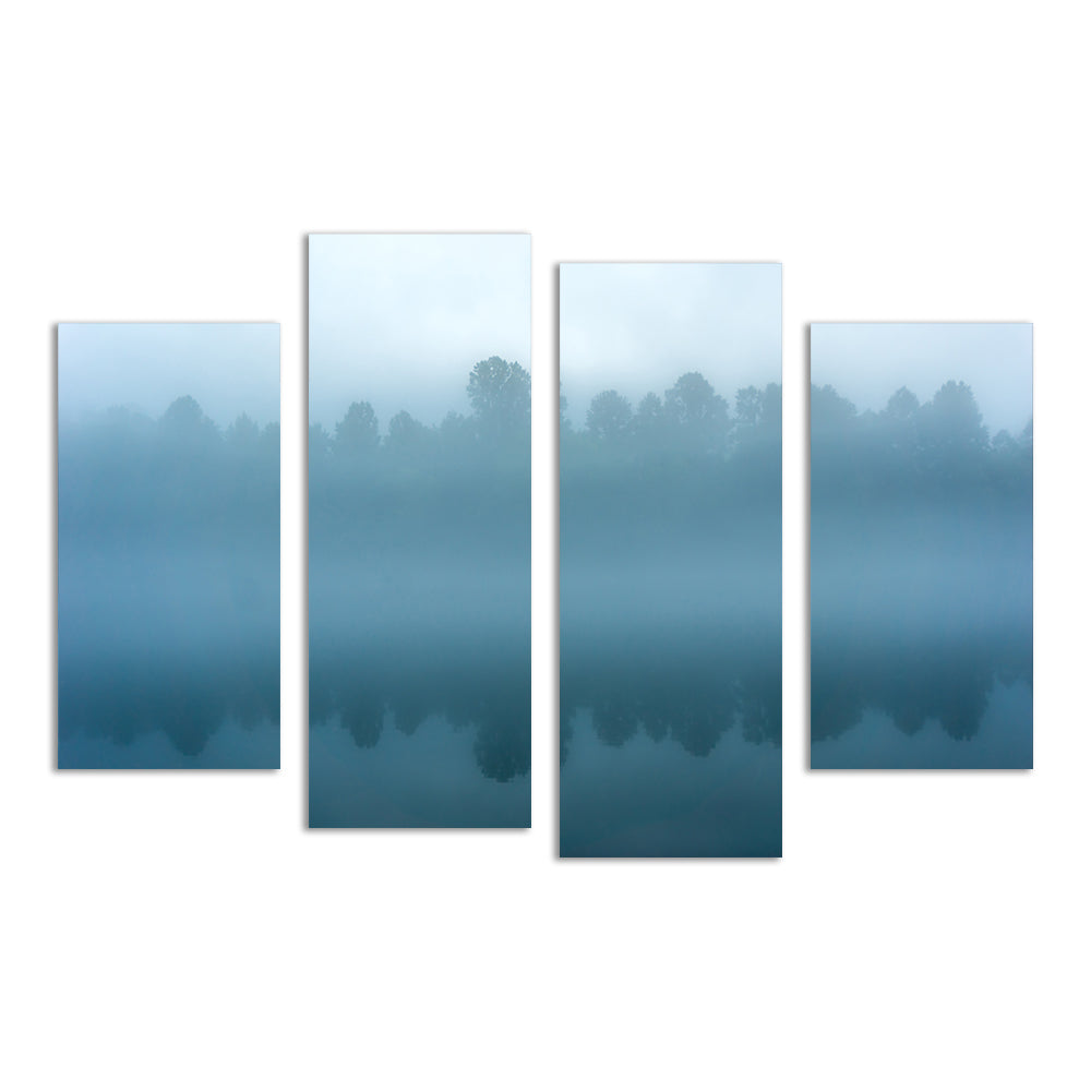 Foggy Tennessee Morning on the River Wall Art