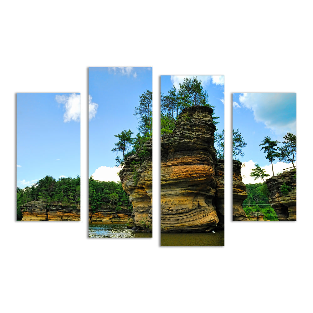 Wisconsin Dells Sandstone Formation Wall Art