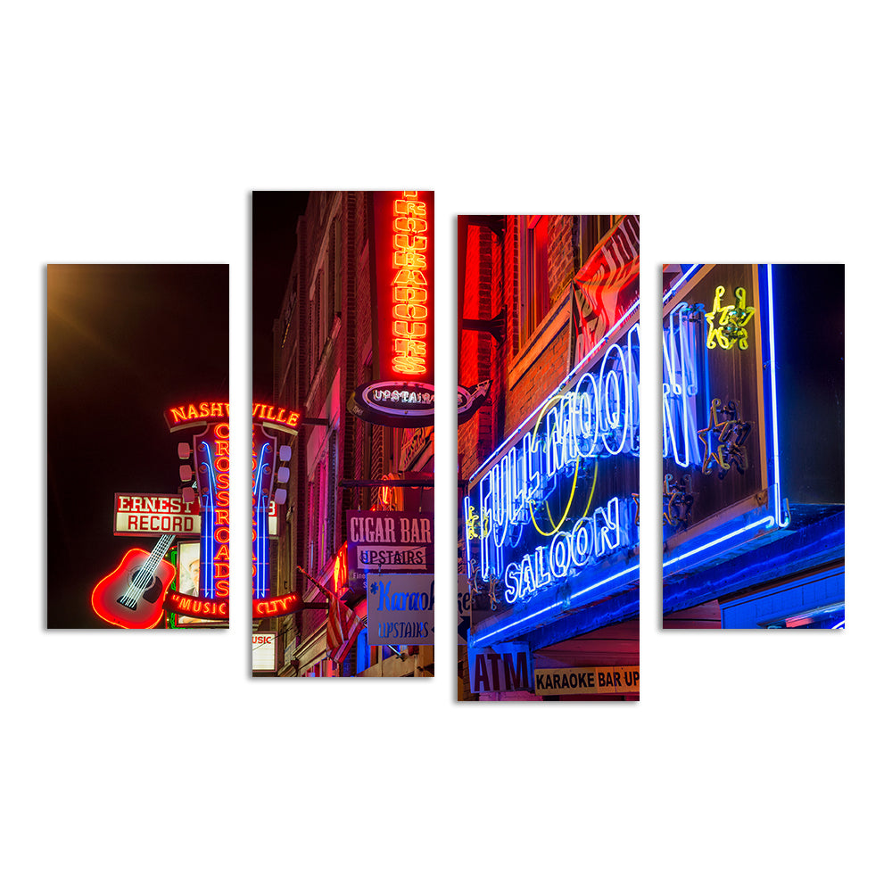 Nashville Music Row Wall Art