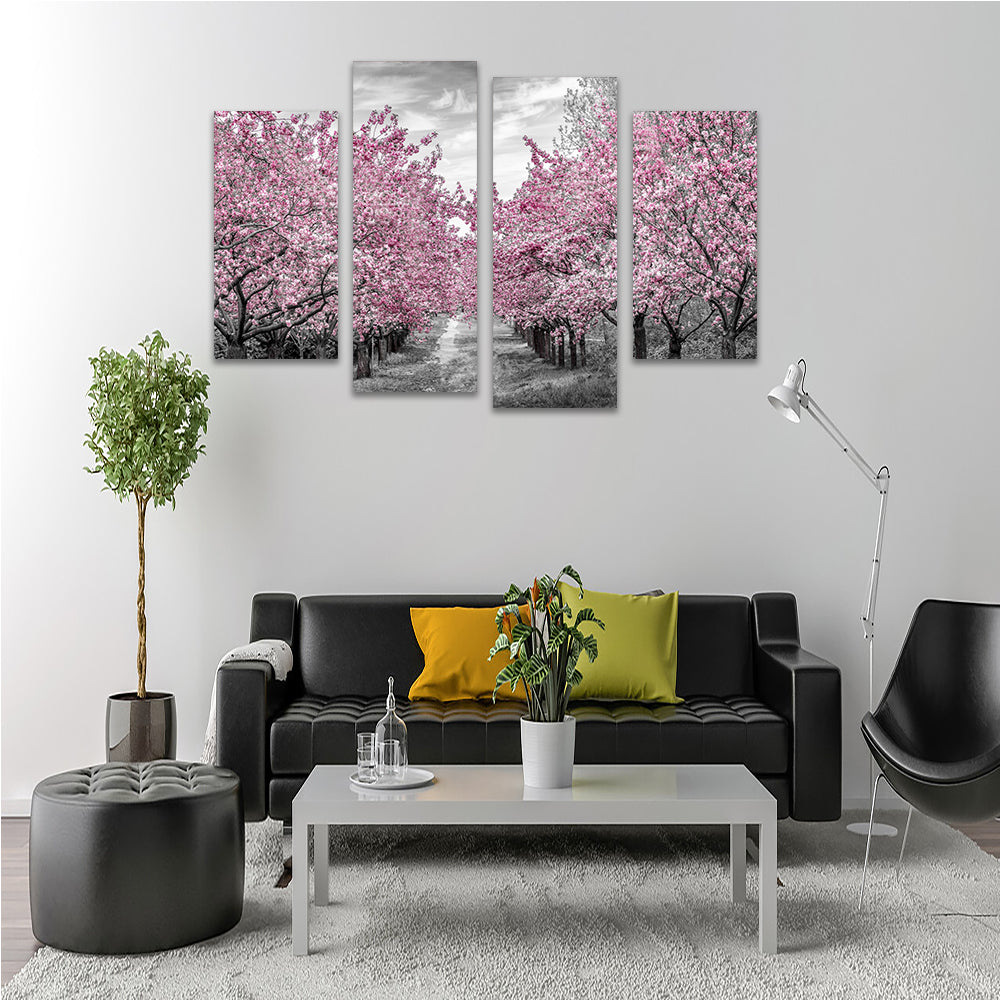 Charming Cherry Blossom Alley Wall Art