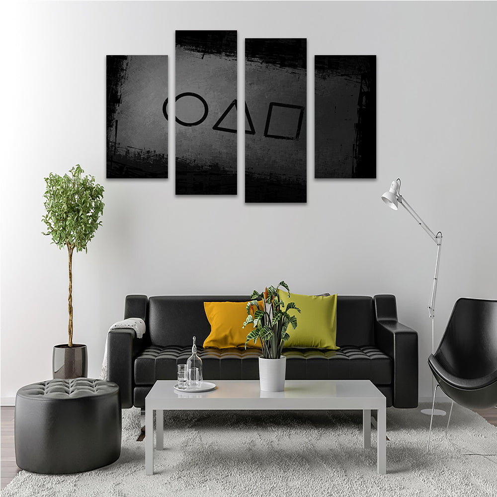 Squid Game Business Card Wall Art