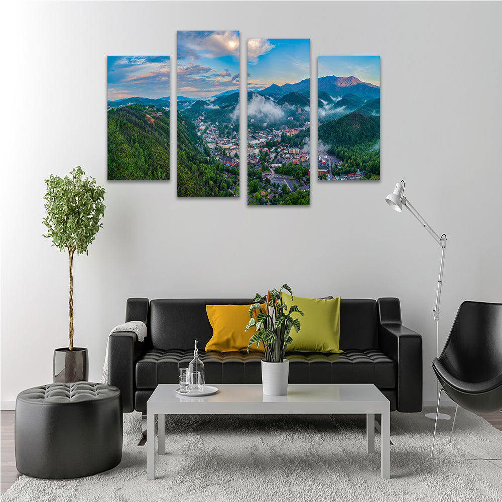 Gatlinburg Aerial Wall Art
